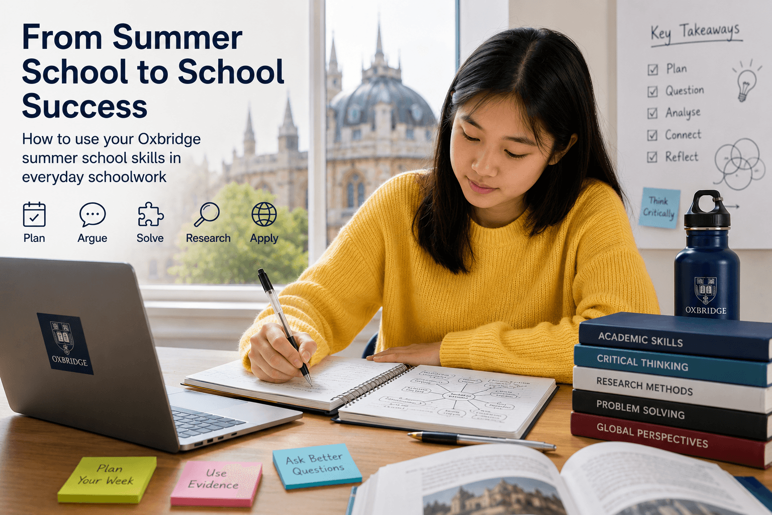 How to Turn Oxbridge Summer School Skills Into Better Schoolwork