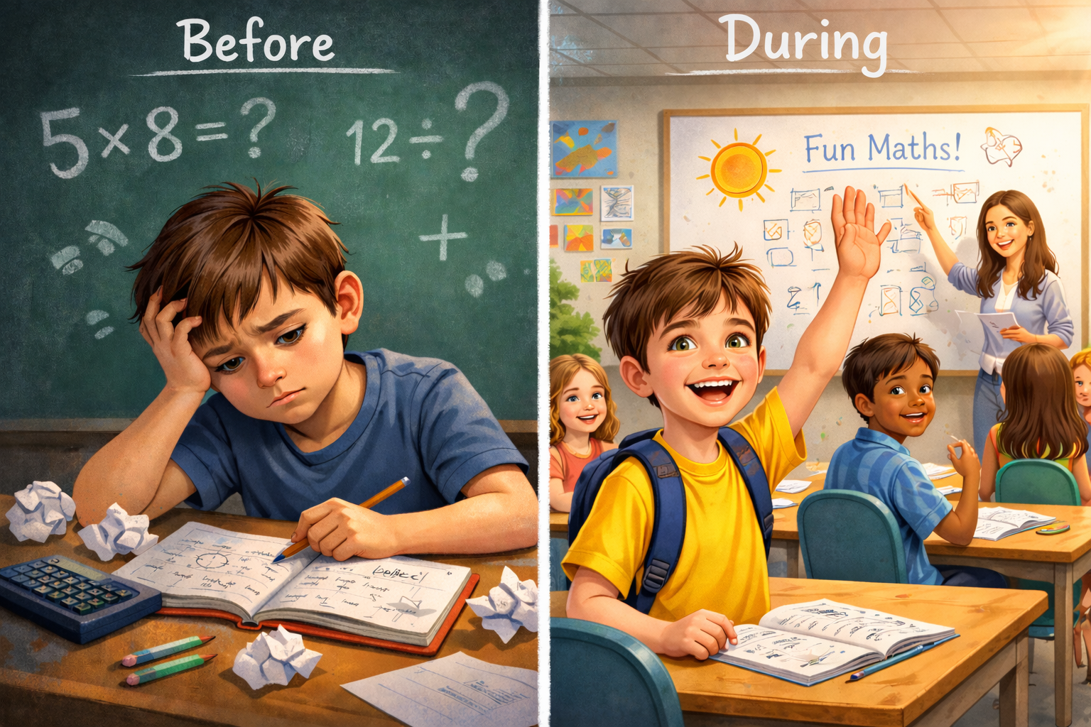 Summer support for children lacking confidence in Maths banner