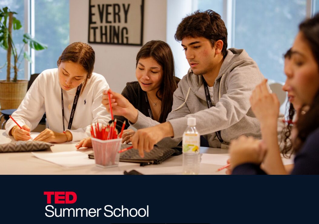 TED Summer School with Immerse Education hero background